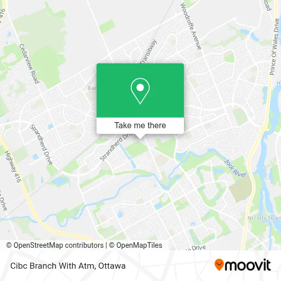 Cibc Branch With Atm map