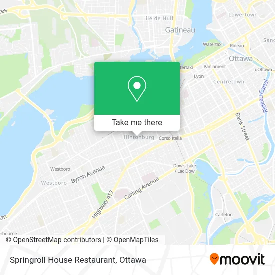 Springroll House Restaurant map
