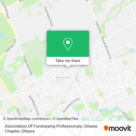 Association Of Fundraising Professionals, Ottawa Chapter map