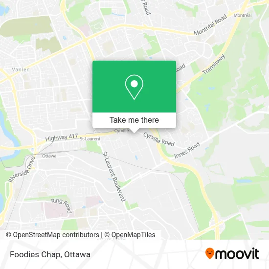Foodies Chap map