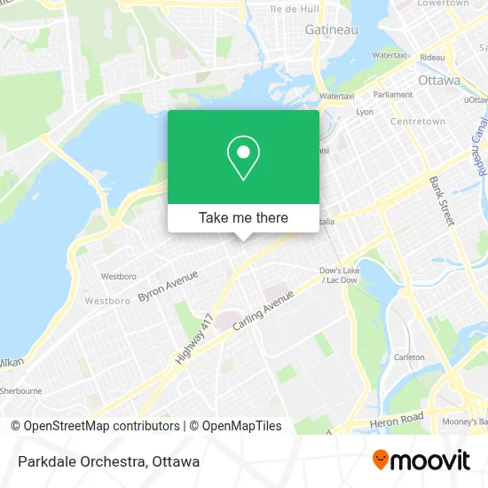 Parkdale Orchestra map