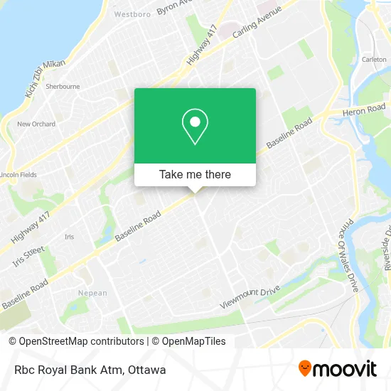 Rbc Royal Bank Atm map