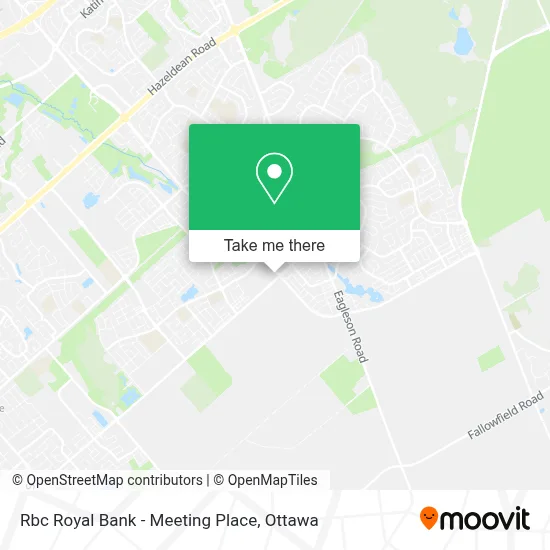 Rbc Royal Bank - Meeting Place map
