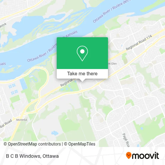 B C B Windows map