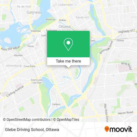 Glebe Driving School map