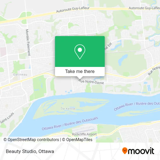 Studio Beaute map