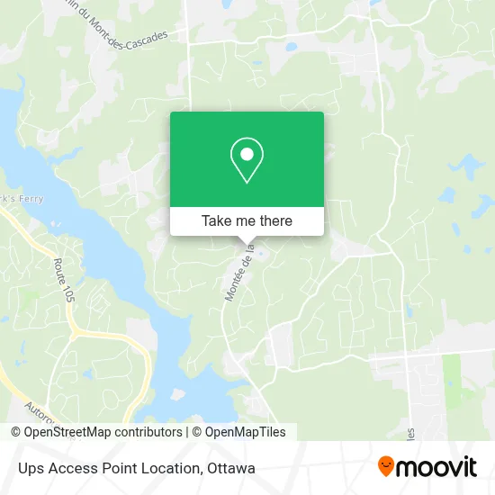 Ups Access Point Location map