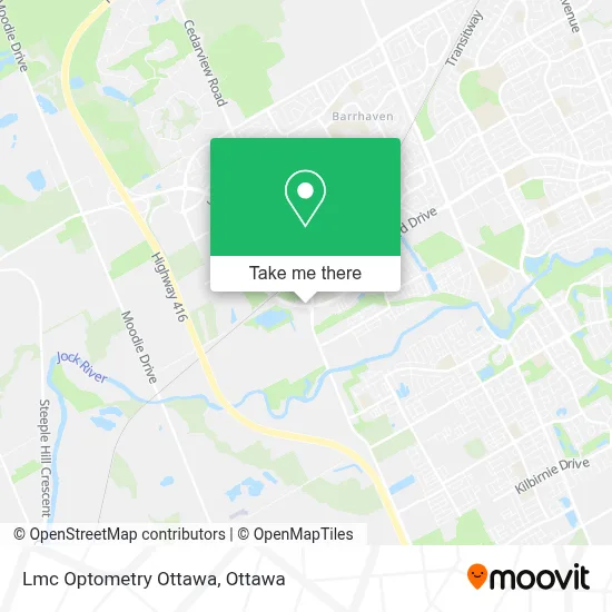 Lmc Optometry Ottawa map