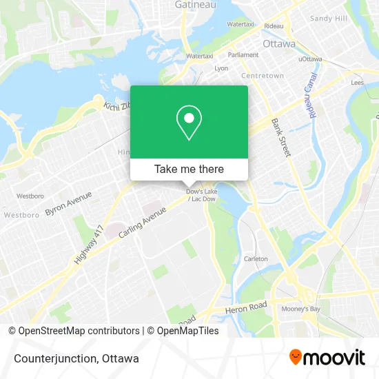 Counterjunction map