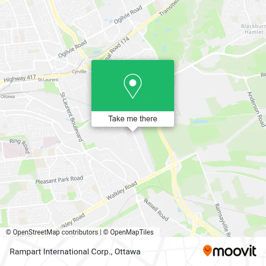 Rampart International Corp. map