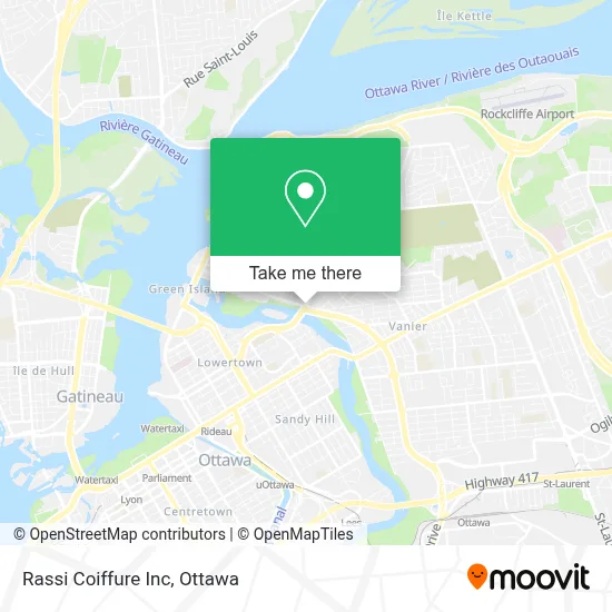 Rassi Coiffure Inc map