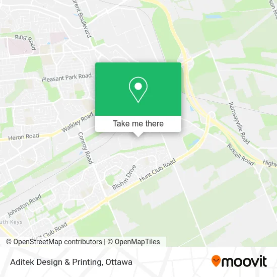 Aditek Design & Printing map