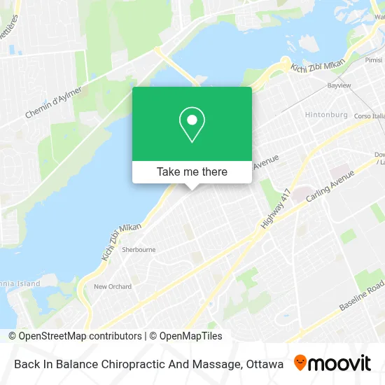 Back In Balance Chiropractic And Massage map