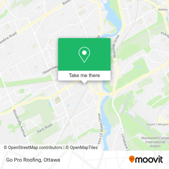 Go Pro Roofing map