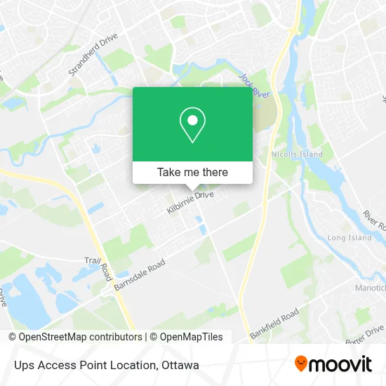 Ups Access Point Location map