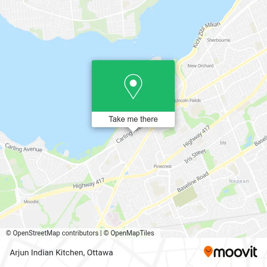 Arjun Indian Kitchen map