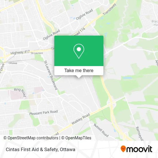 Cintas First Aid & Safety map