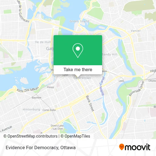 Evidence For Democracy map