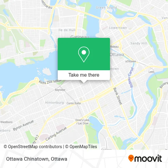 Ottawa Chinatown map