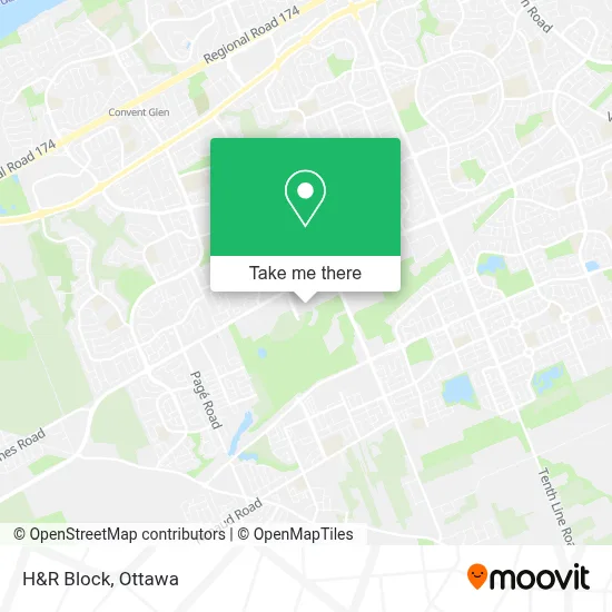 H&R Block map
