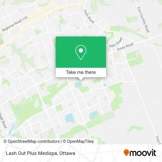 Lash Out Plus Medispa map