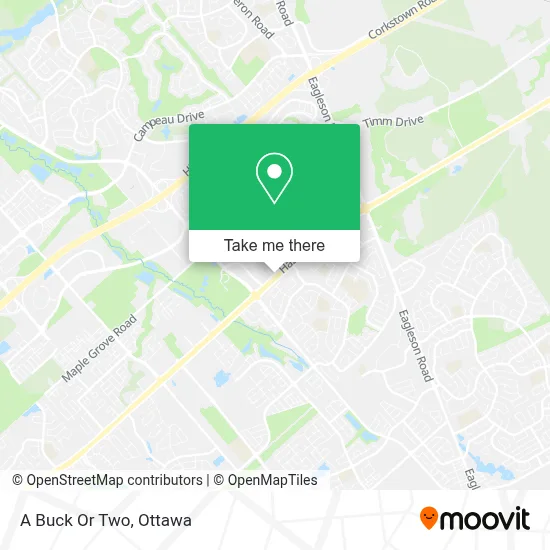 A Buck Or Two map