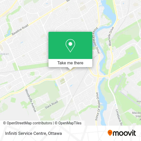 Infiniti Service Centre map