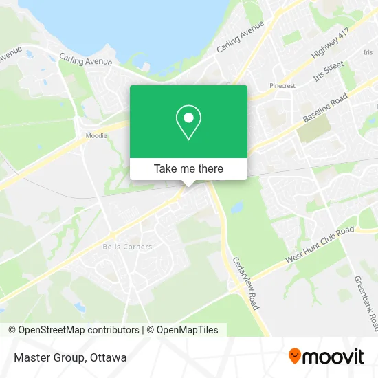 Master Group map