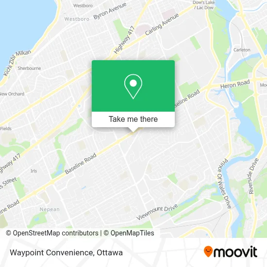 Waypoint Convenience map
