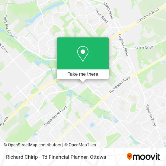 Richard Chirip - Td Financial Planner map