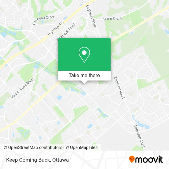 Keep Coming Back map