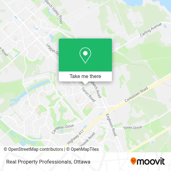 Real Property Professionals map