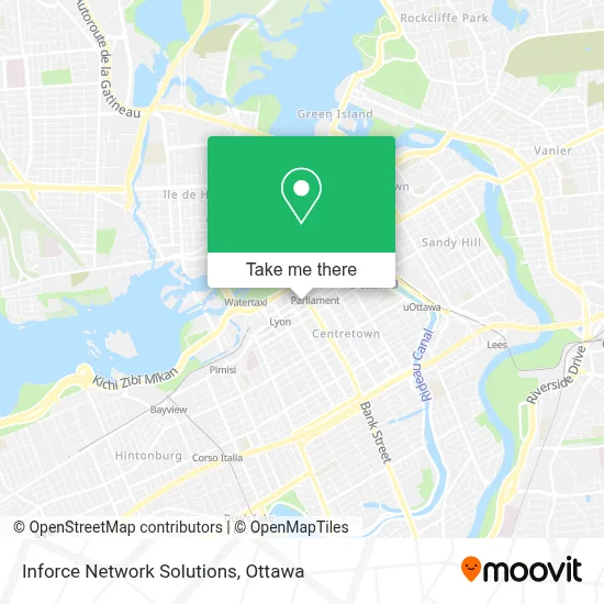 Inforce Network Solutions map