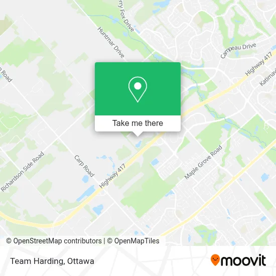 Team Harding map