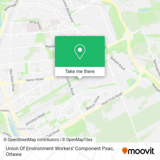 Union Of Environment Workers' Component Psac map