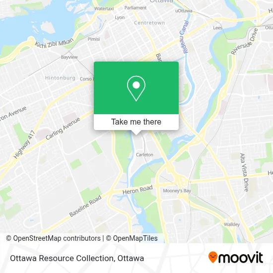 Ottawa Resource Collection map