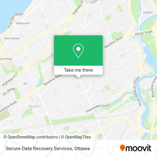 Secure Data Recovery Services map