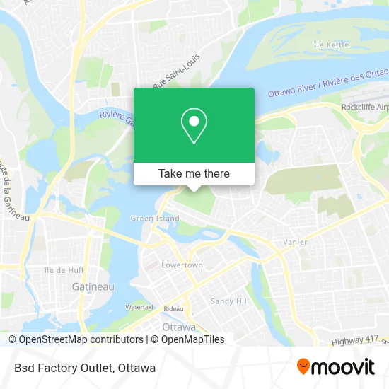 Bsd Factory Outlet map