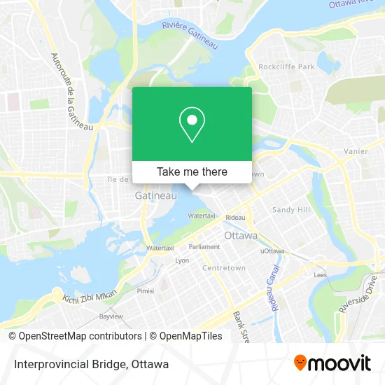 Interprovincial Bridge map
