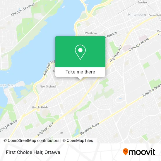 First Choice Hair map