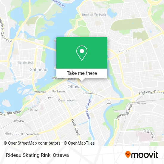 Rideau Skating Rink map