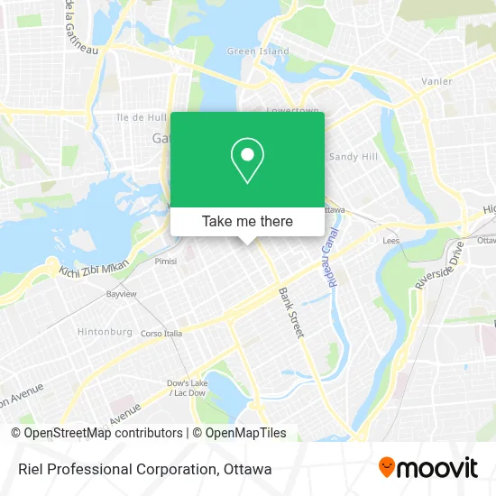 Riel Professional Corporation map