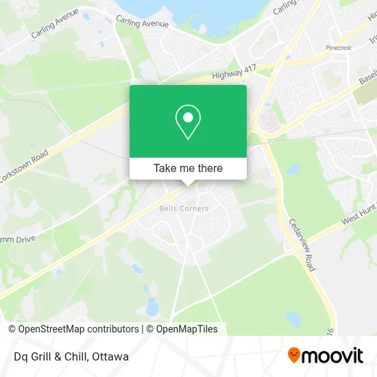 Dq Grill & Chill map