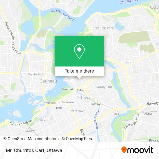 Mr. Churritos Cart map