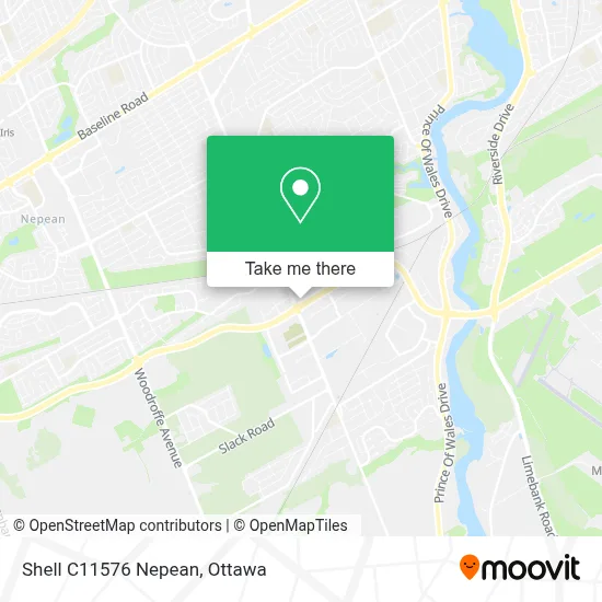 Shell C11576 Nepean map