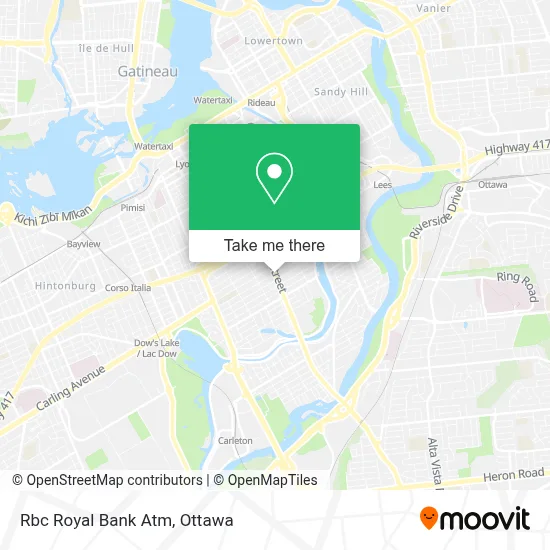 Rbc Royal Bank Atm map