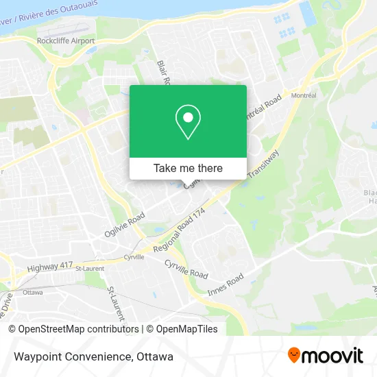 Waypoint Convenience map