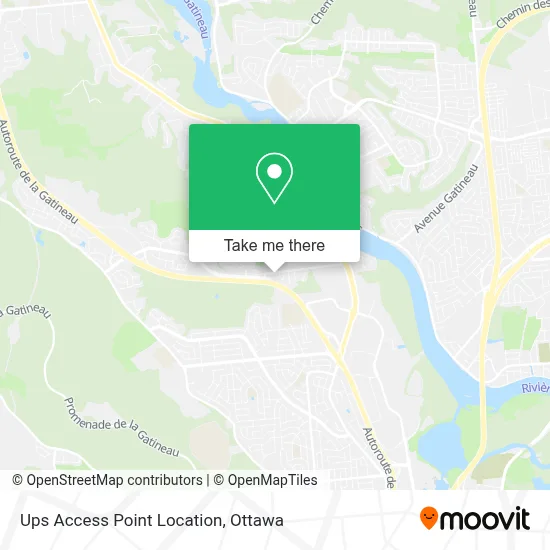 Ups Access Point Location map