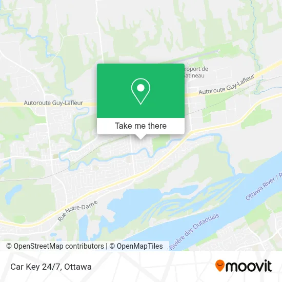 Car Key 24/7 map