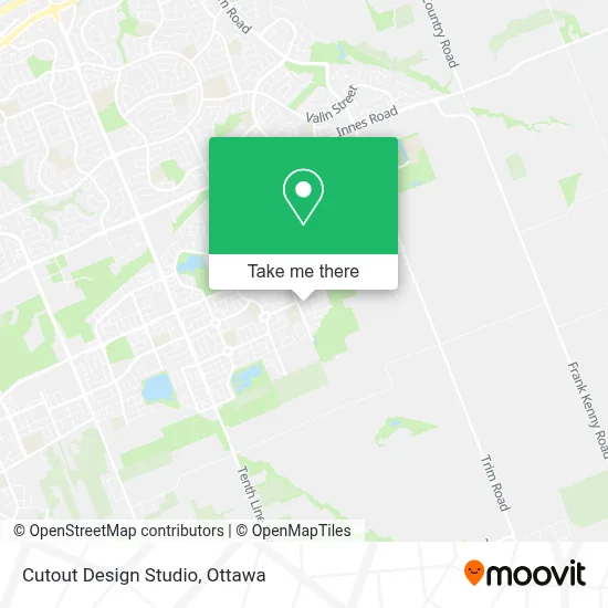 Cutout Design Studio map